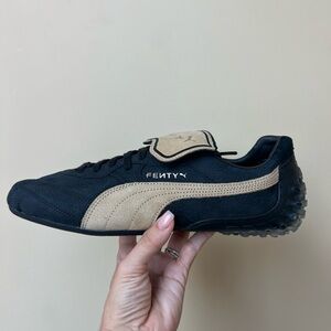 Puma Fenty Black and Tan AVANTI NUBUCK Sneakers Women’s